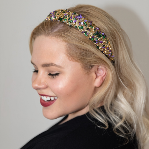 All That Glitters Headband - Mardi Gras