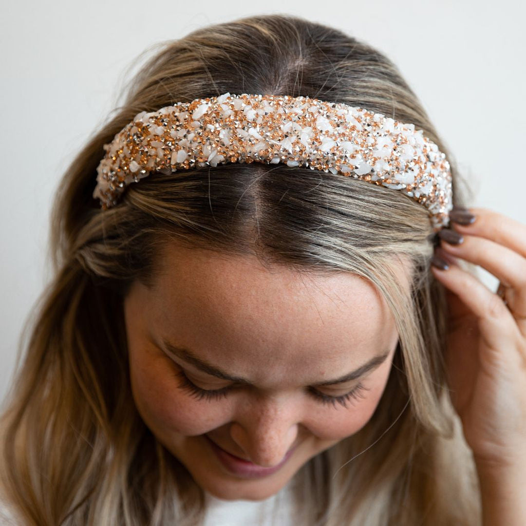 All That Glitters Headband - Metallic