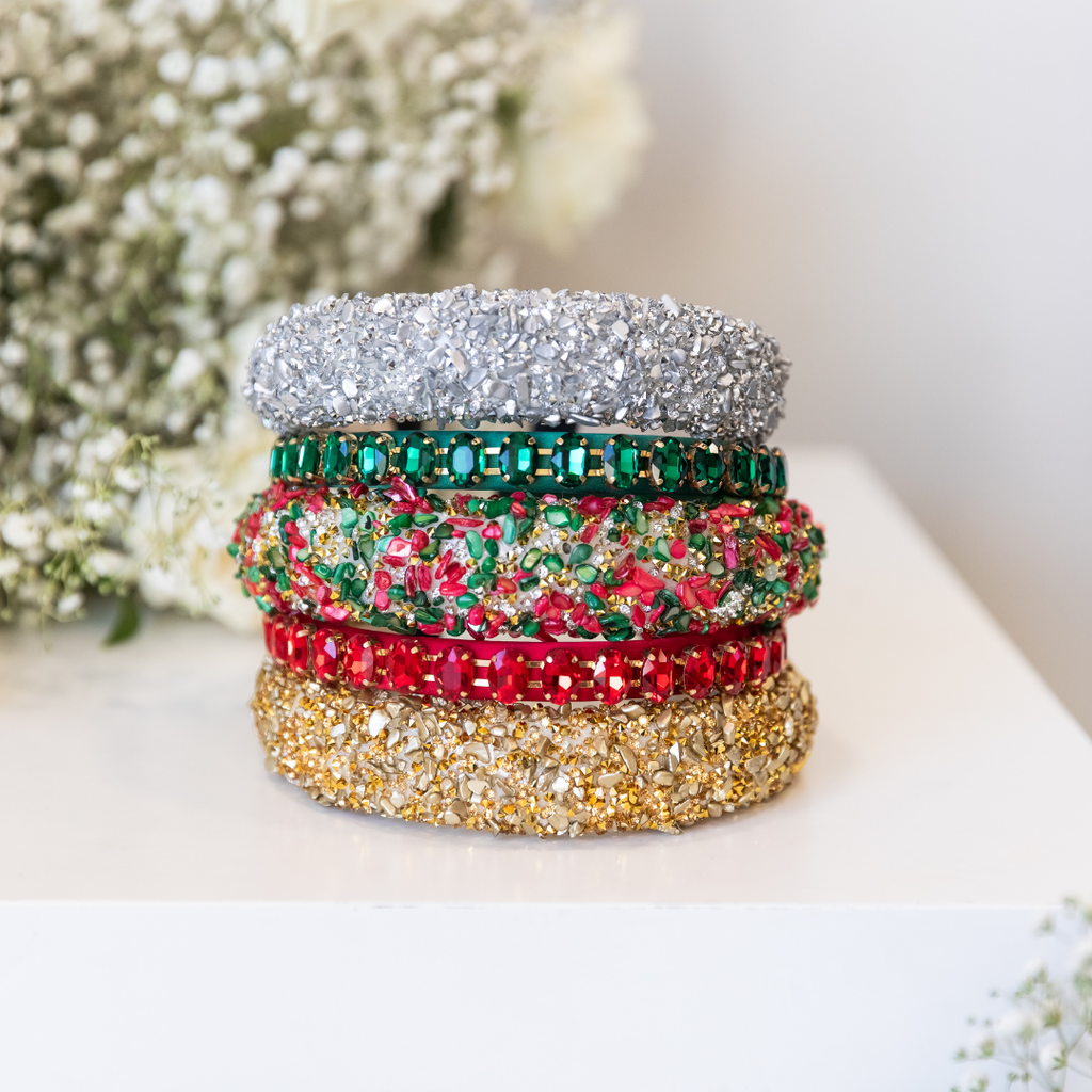 All that Glitters Headband - Silver Hues