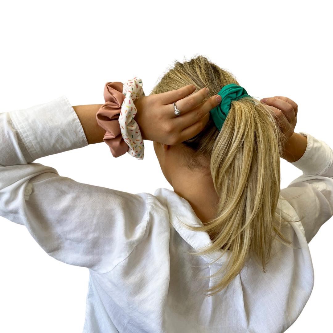 Leather Scrunchie Set - Sprinkles