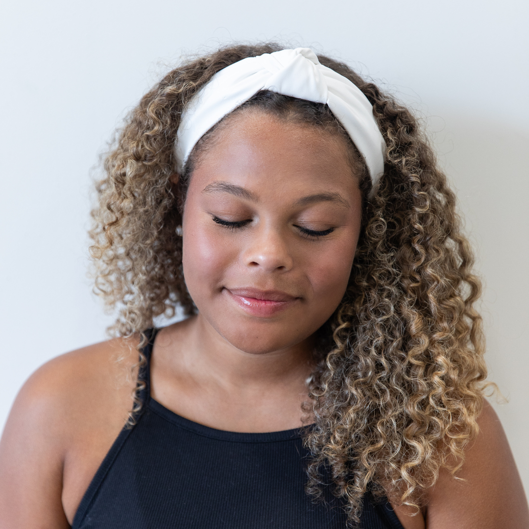 Brooklyn Headband - White