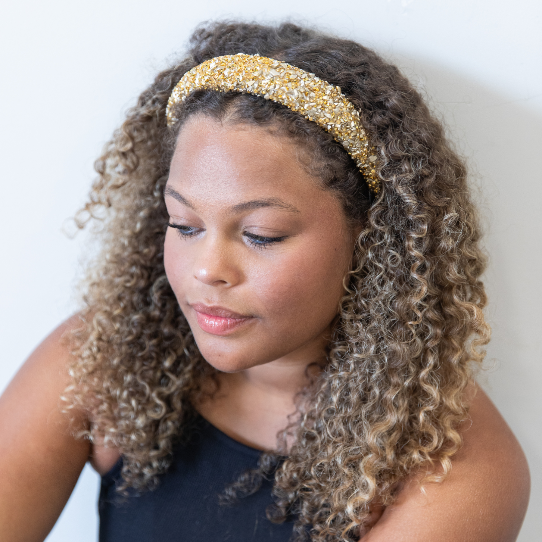 Limited Edition All that Glitters Headband - Gold Hues
