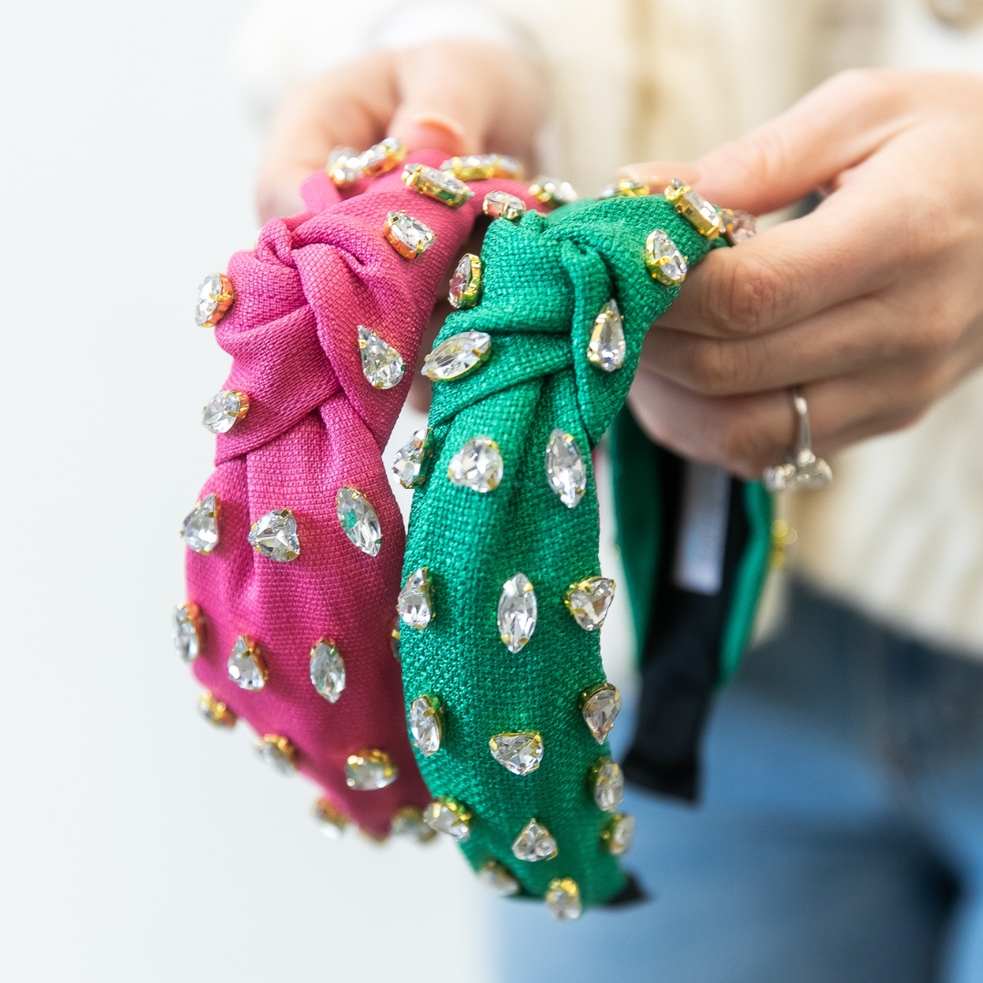 Traditional Woven Headband - Hot Pink