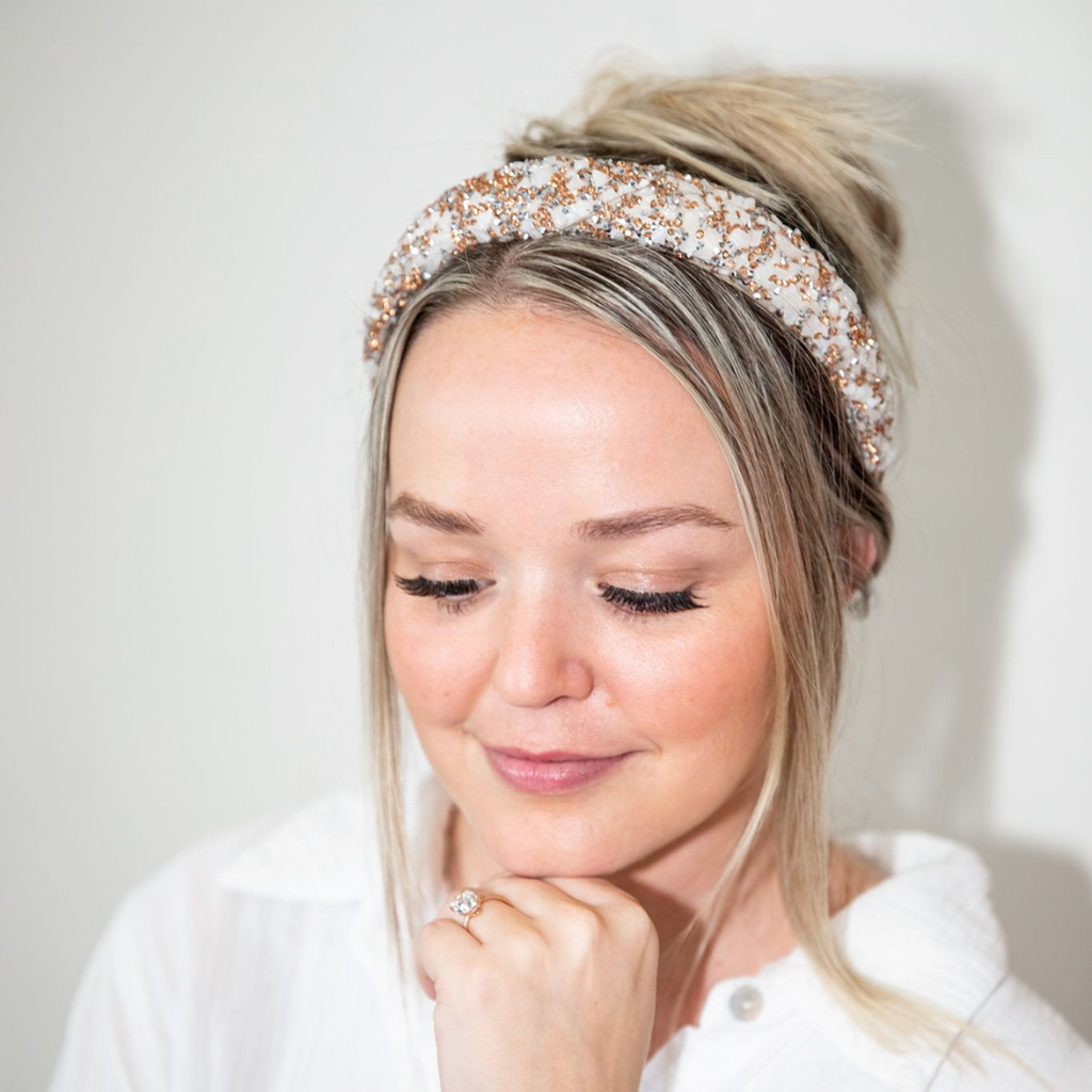 All That Glitters Headband - Metallic