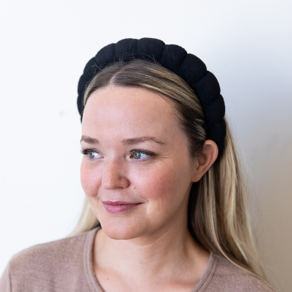 The Croissant Headband - Black
