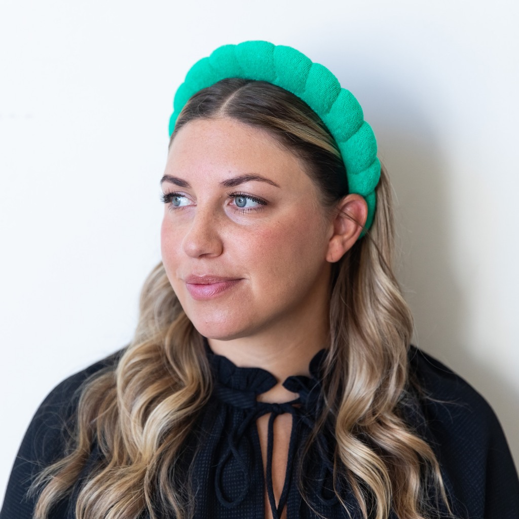 The Croissant Headband - Green