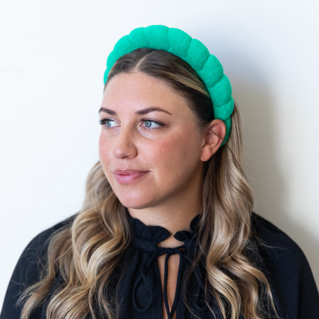 The Croissant Headband - Green