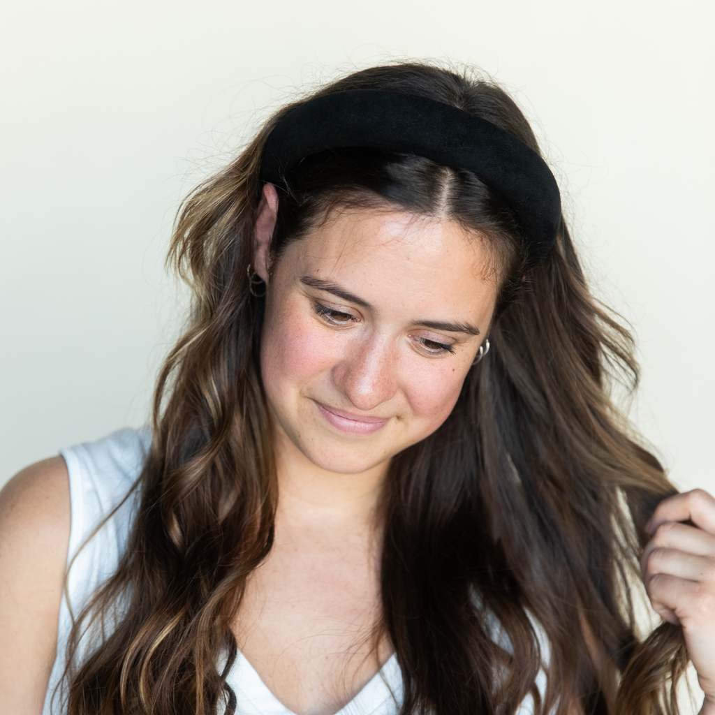 Classic Padded Headband - Black
