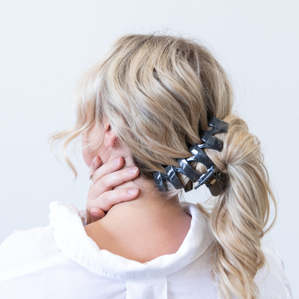 Large Bendable Zig Zag Claw Clip