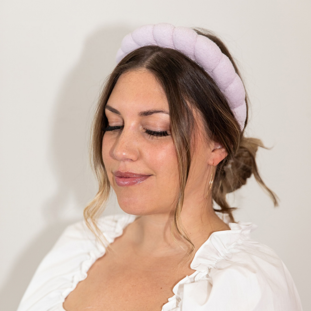 The Croissant Headband - Lavender