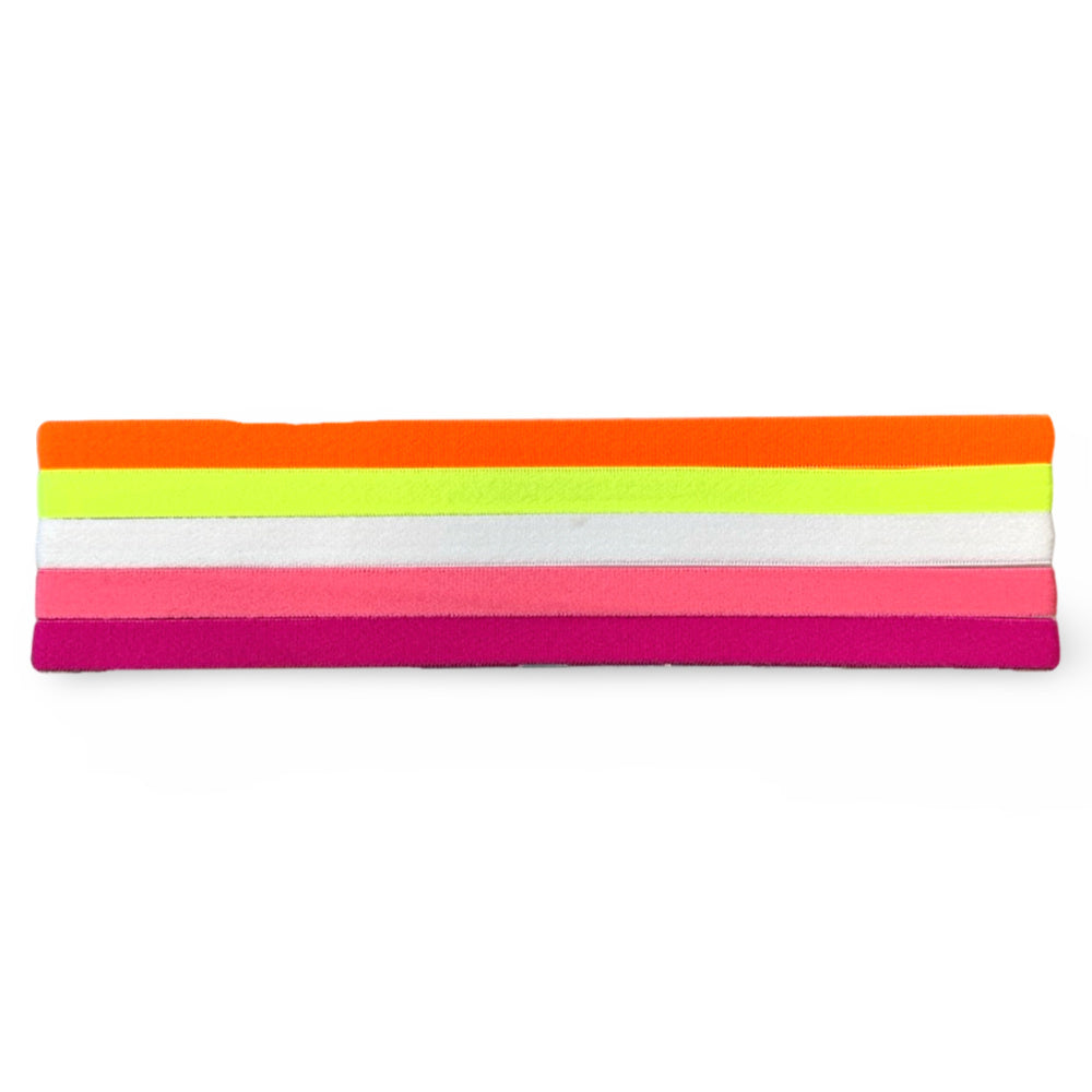 Skinny Training Headbands - Neon Set