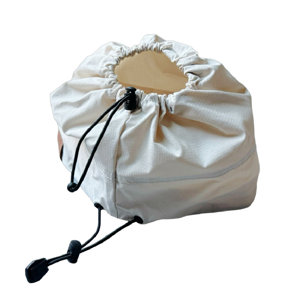 Adjustable High Ponytail Running Hat - Cream