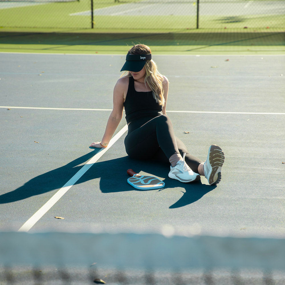 Adjustable Band Sport Visor - Black