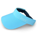 Adjustable Band Sport Visor - Light Blue