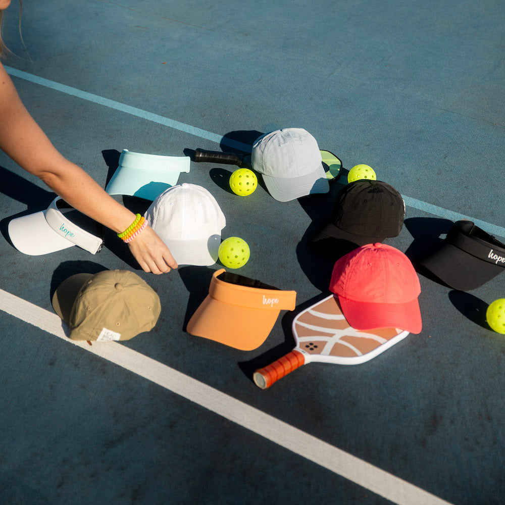 Adjustable Running Hat - White