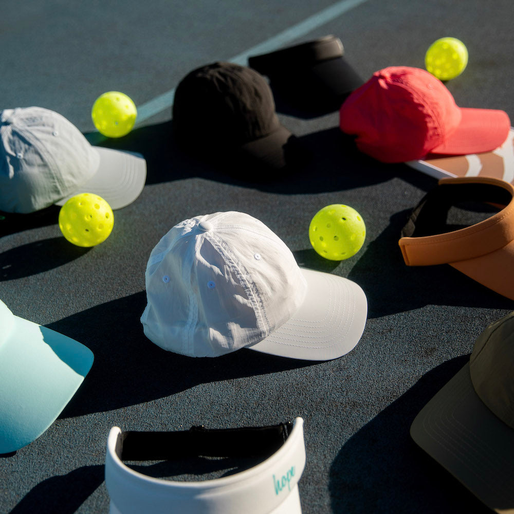 Adjustable Running Hat - White
