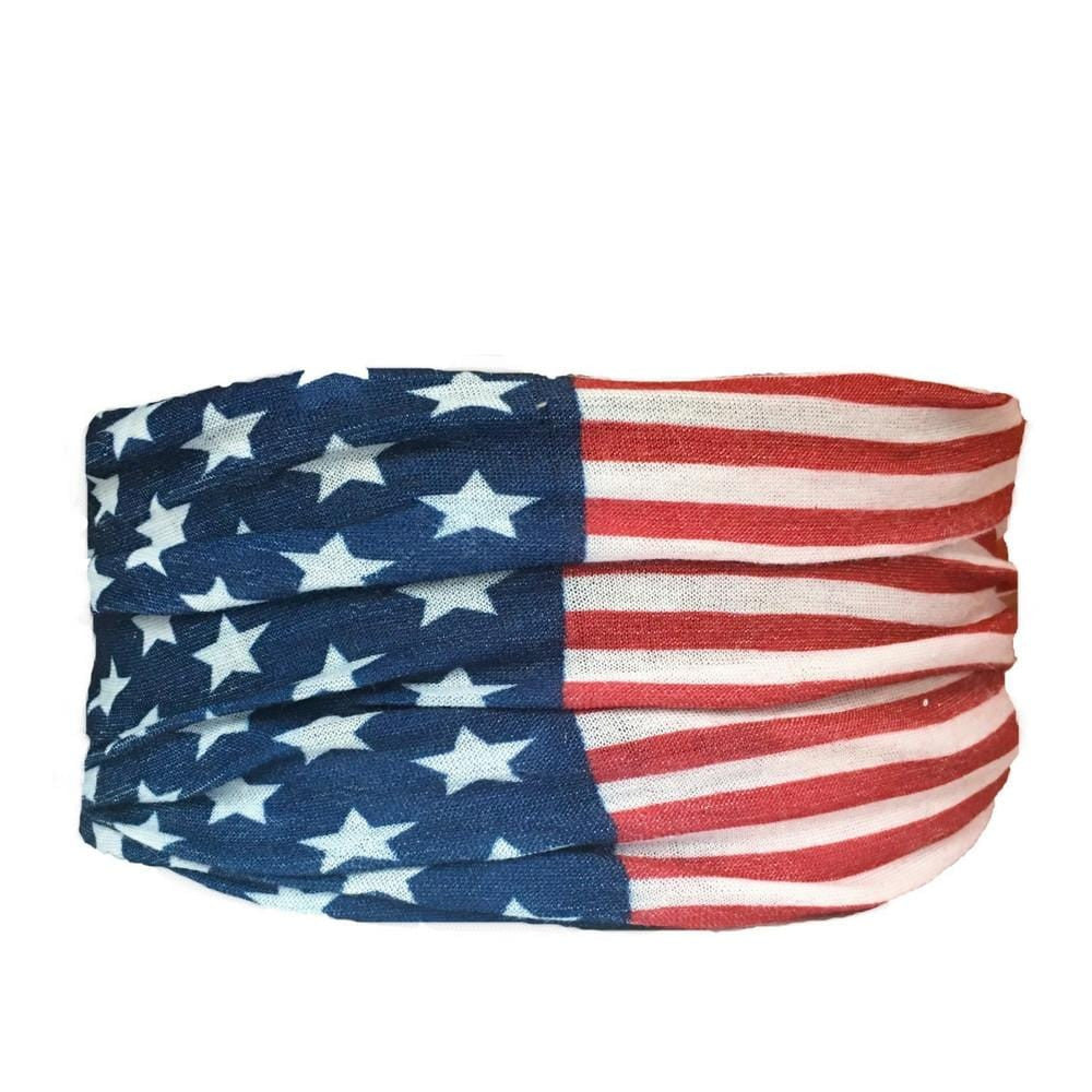 Luxe Tube Turban - American Flag
