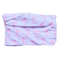 Luxe Tube Turban - Pink Bows