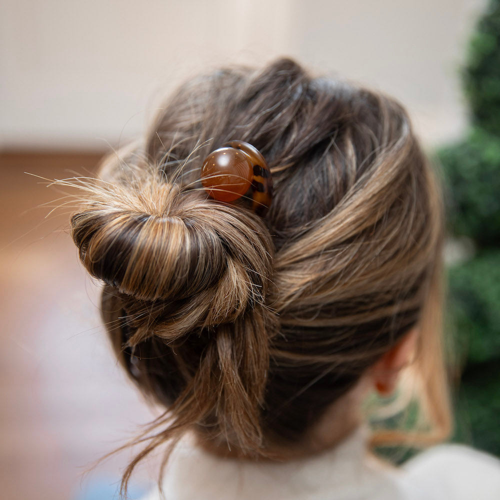 French Hair Pin Set - Tortoise + Pearl