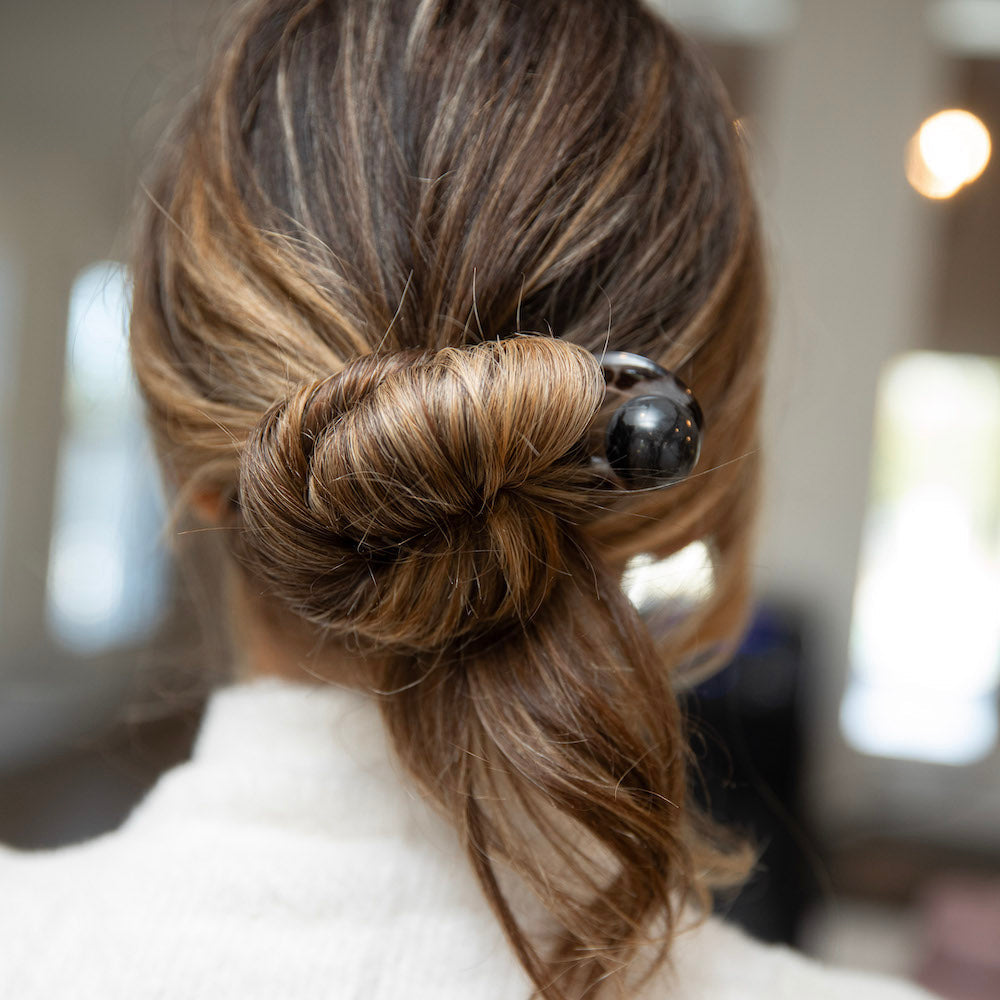 French Hair Pin Set - Tortoise + Pearl