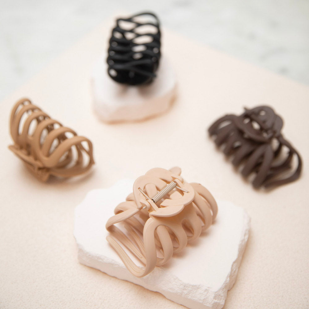 Extra Large Matte Claw Clip - Nude