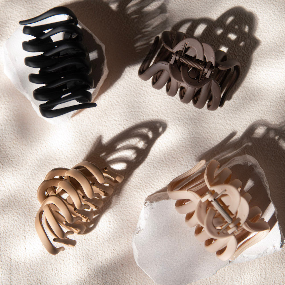Extra Large Matte Claw Clip - Nude