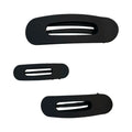 Mixed Size Flat Lay Clip Set - Black