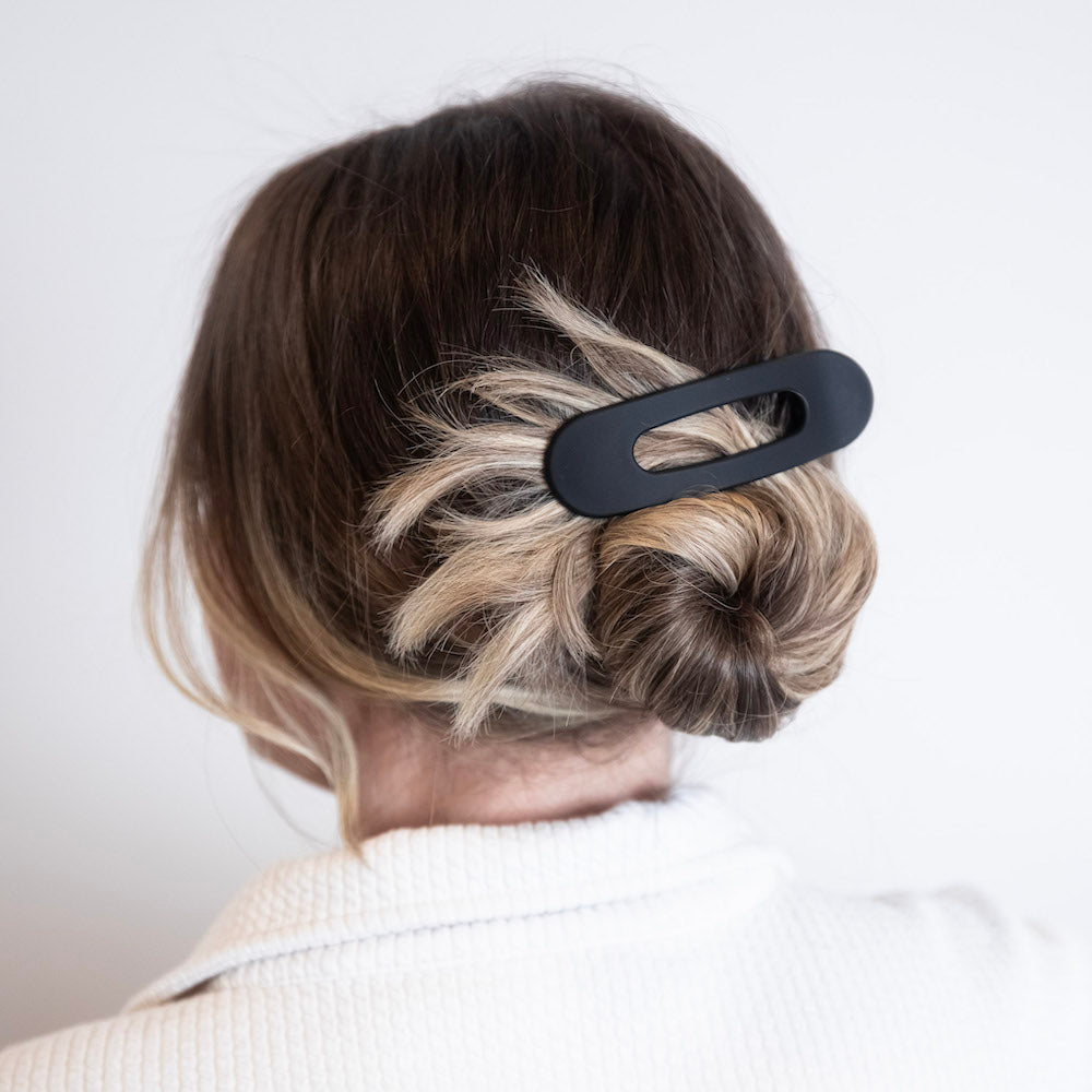 Mixed Size Flat Lay Clip Set - Black