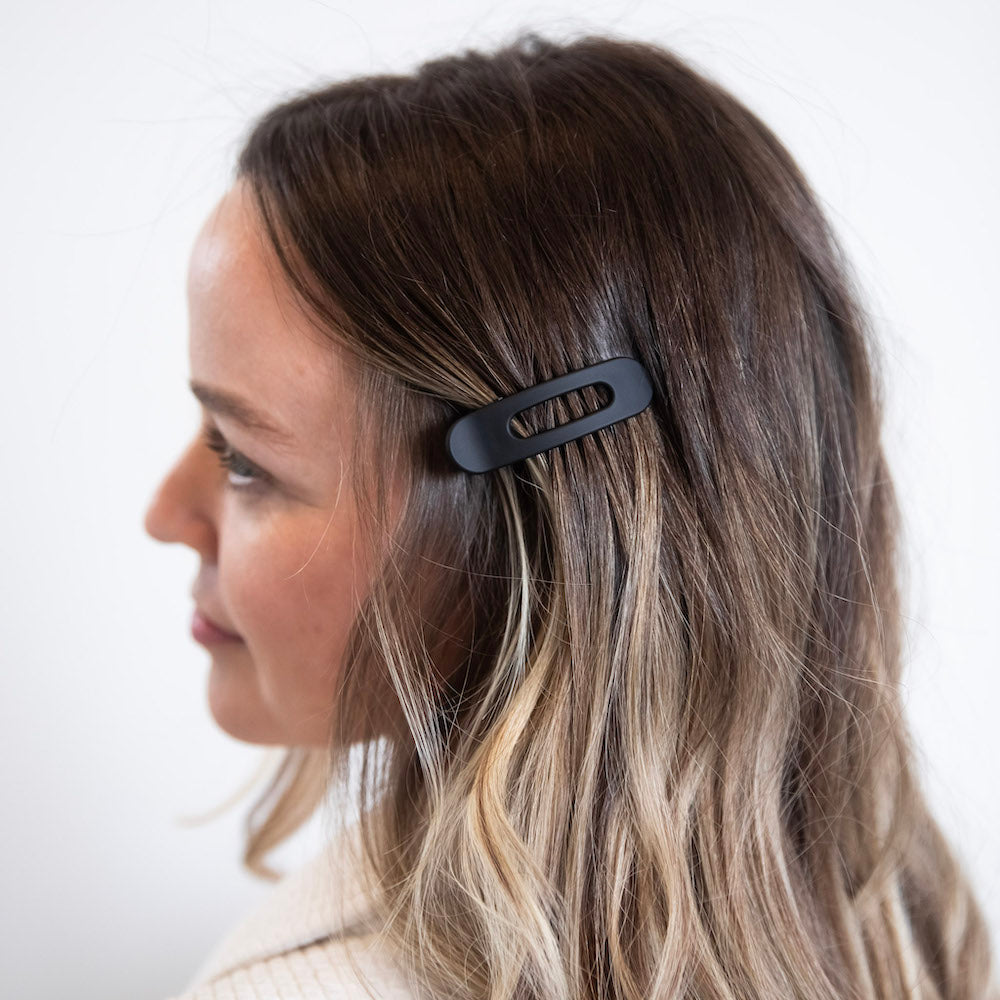 Mixed Size Flat Lay Clip Set - Black