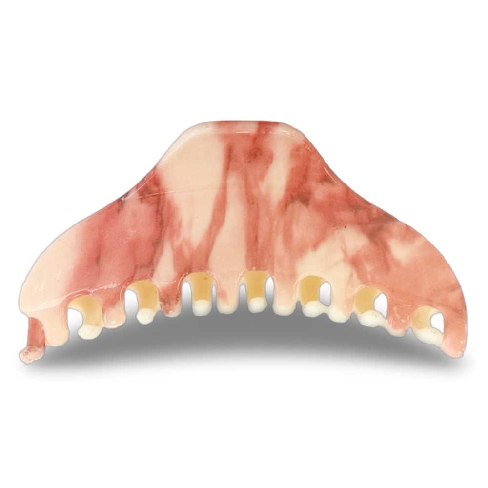 Large Claw Clip - Dusty Rose Marble