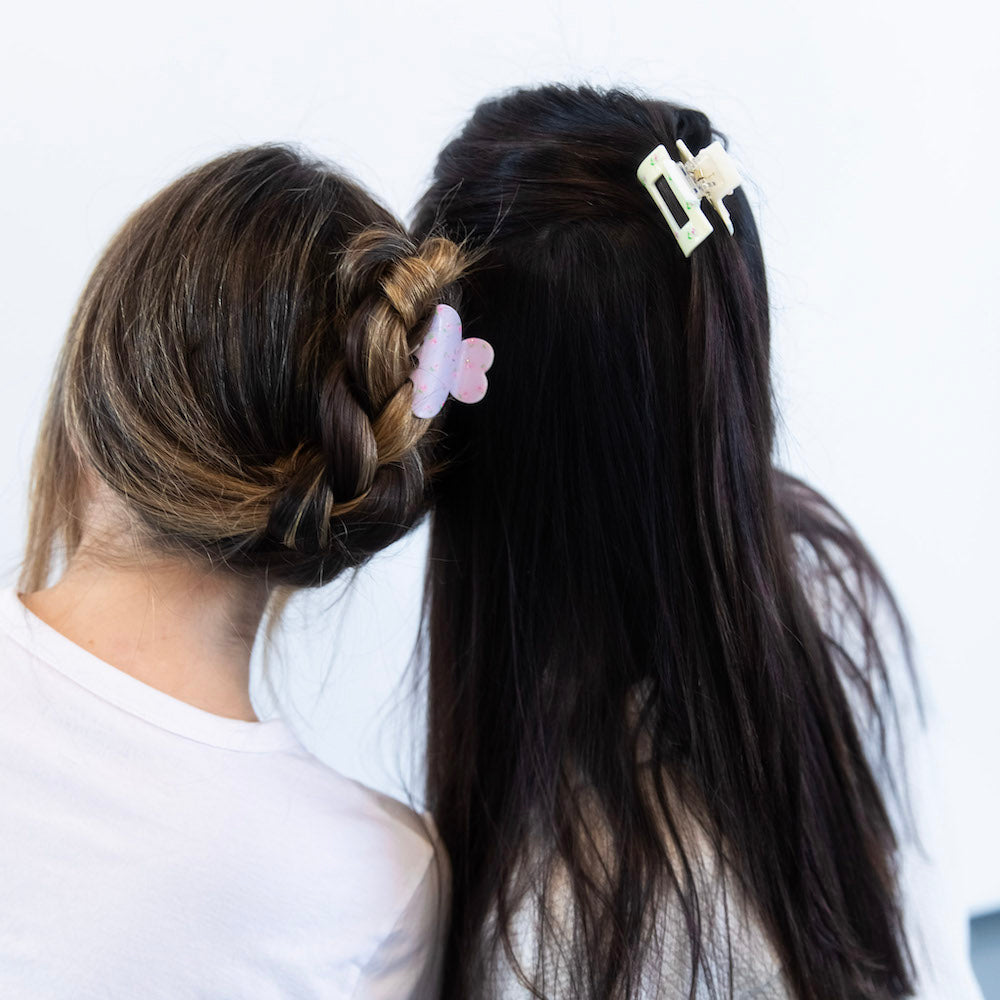 Medium Claw Clip Set - Bows + Flowers