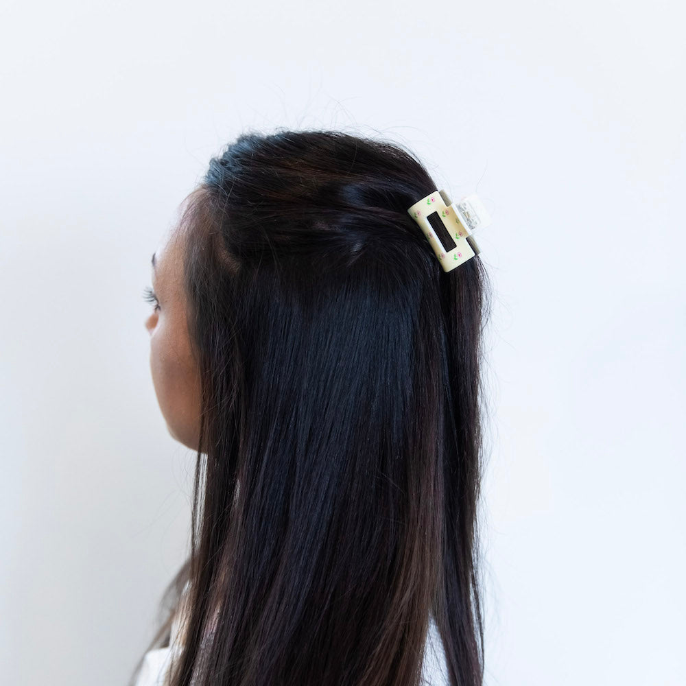 Medium Claw Clip Set - Bows + Flowers