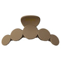 Matte Dot Claw Clip  - Brown