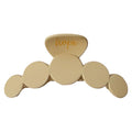 Matte Dot Claw Clip  - Tan