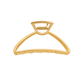 Medium Triangle Claw Clip – Gold Metal