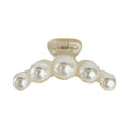 Small Dots Clip - Pearl White