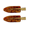 Creaseless Hair Clip Set of 2 - Brown