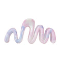 Large Wavy Claw Clip - Cotton Candy Skies Marble