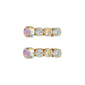 Small Barrette Hair Clip - White