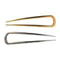 Hair Pin Set of 2 - Gold + Silver