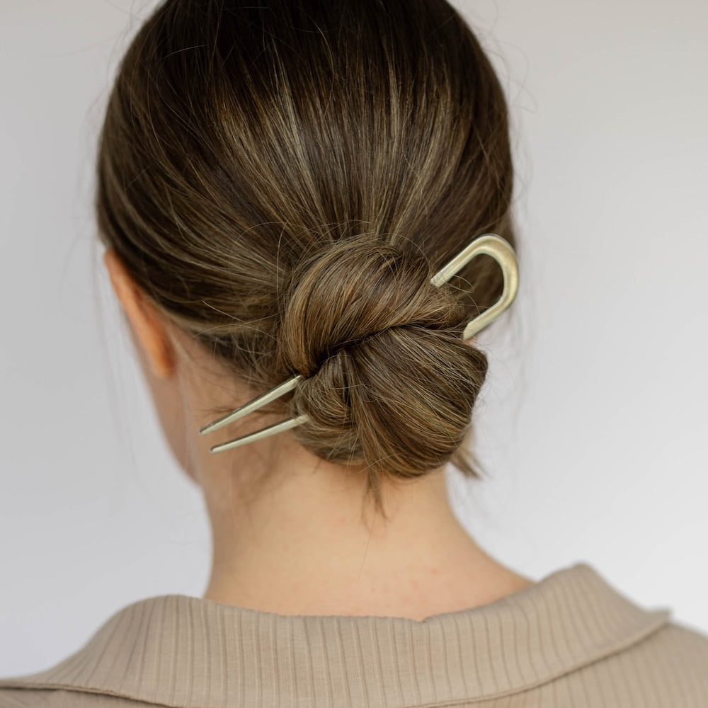 Hair Pin Set of 2 - Gold + Silver