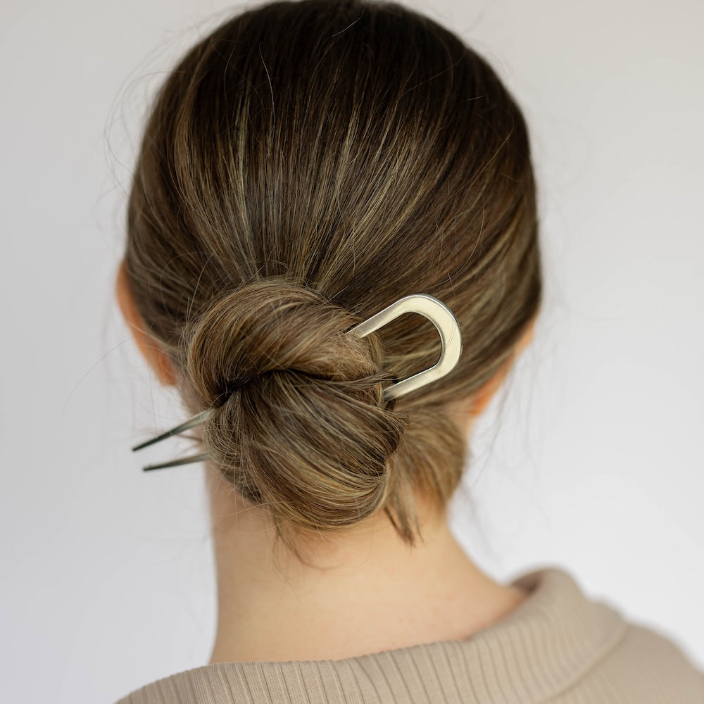 Hair Pin Set of 2 - Gold + Silver