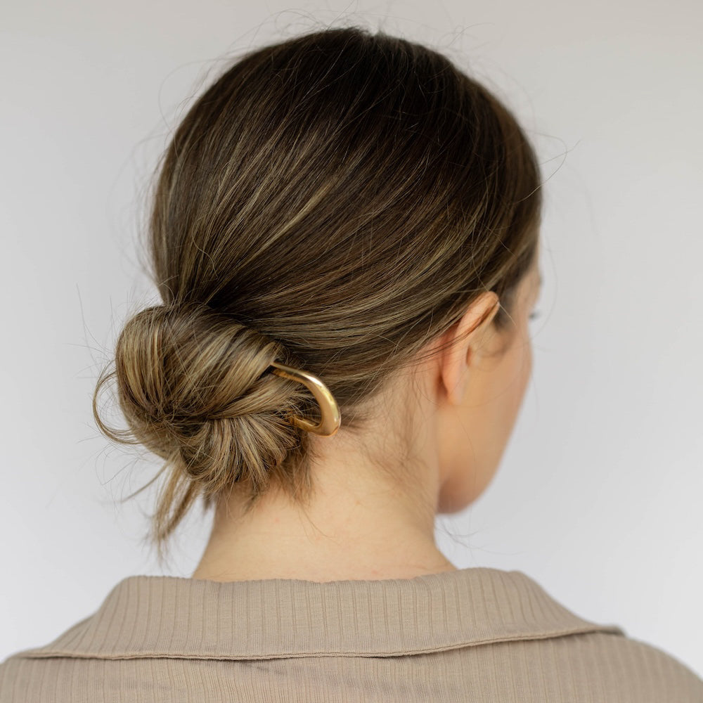 Hair Pin Set of 2 - Gold + Silver