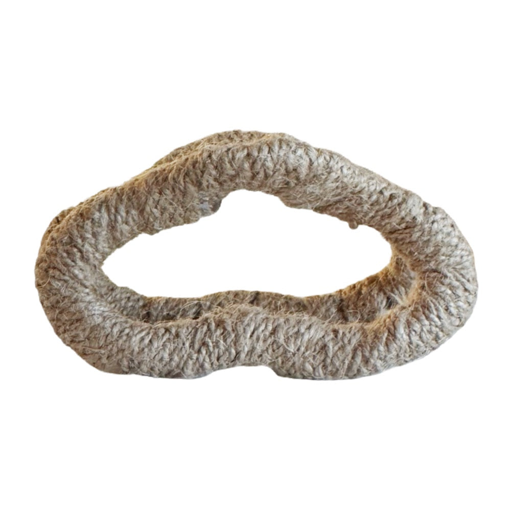 Large Oval Threaded Claw Clip - Tan