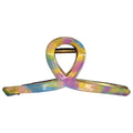 Looped Claw Clip - Rainbow