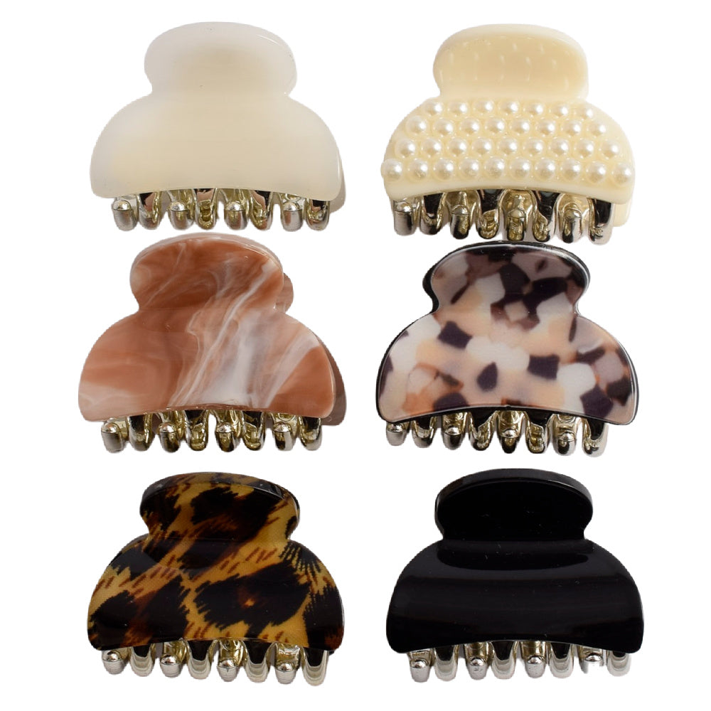 Mini Claw Clip Set - Neutrals