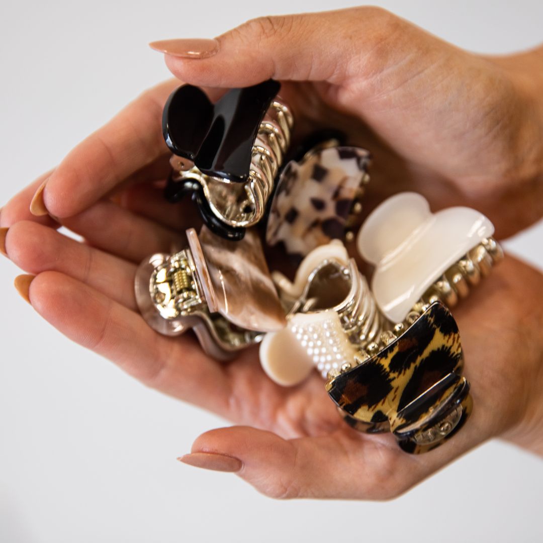 Mini Claw Clip Set - Neutrals