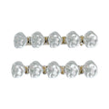 Barrette Hair Clip Set of 2 - Pearl White