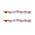 Bobby Pin Set of 2  - Rose Quartz