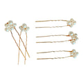 Pearl U Pins - White